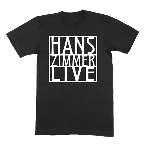 White Logo Tour T-Shirt Black